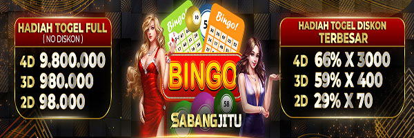 SABANGJITU - Togel Hadiah Terbesar 4D : 9.800.00 - 3D : 980.000 - 2D : 98.000